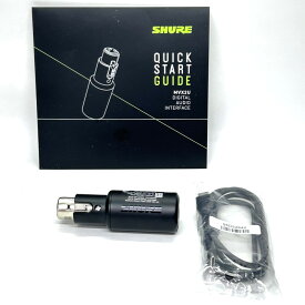 デジタル オーディオ インターフェース SHURE シュアー MVX2U ヘッドホン出力付きXLR-USB変換アダプター アウトレット品