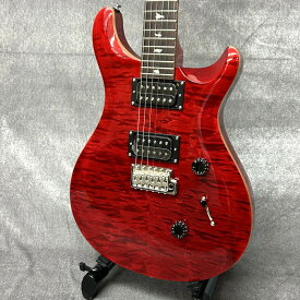 ギター エレキギター ポールリードスミス PRS SE Custom 24 Quilt - RU - Ruby 専用GIGBAG付 2023製