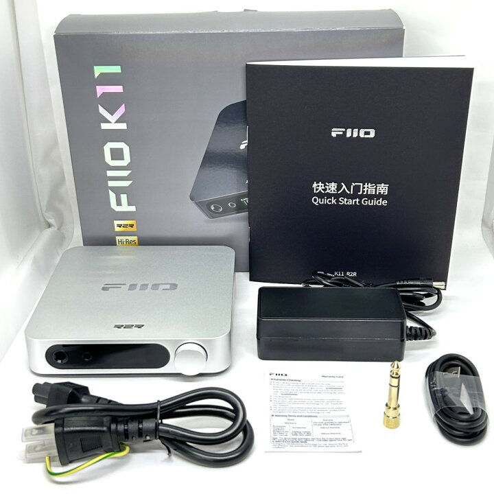 楽天市場】《アウトレット品》FIIO DAC内蔵 ヘッドホンアンプ K11 