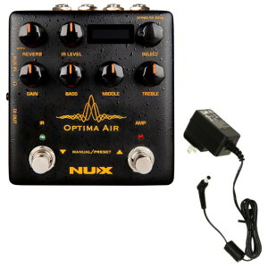 sA_v^[ Zbgt NUX j[GbNX Optima Air (NAI-5) vAv AR[XeBbNM^[V~[^[ + NUX ACD-006A 9V ACA_v^[ M^[ GtFN^[