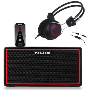 《創業200周年記念SET》NUX ニューエックス Mighty Air + ARIA AHP1000 ヘッドホン SET ワイヤレス ギターアンプ ギター アンプ