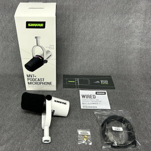 sAEgbgit|bhLXg USB-C XLR J[fBICh _Ci~bN }CN SHURE VA[ MV7+-W-J (zCgJ[) sKi 2Nۏ؁t