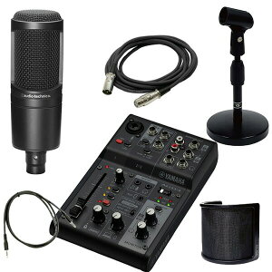 YAMAHA ~LT[ AG03MK2 B() + RfT[}CNAT2020 + }CNX^hAD-11 + |bvK[h + XLRP[u + ~jP[u zMZbg