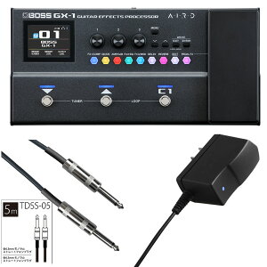 �s10��24�����ח\��tBOSS �{�X GX-1 Guitar Effects Processor + PSA100S2 �����A�_�v�^�[ + �V�[���h5m �Z�b�g �M�^�[ �p �}���`�G�t�F�N�^�[ ���^
