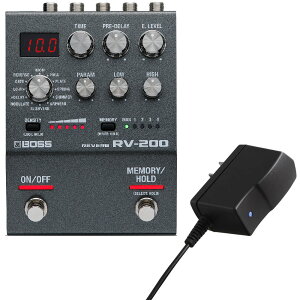 BOSS �{�X RV-200 Reverb ���o�[�u + PSA100S2 �����A�_�v�^�[ �Z�b�g