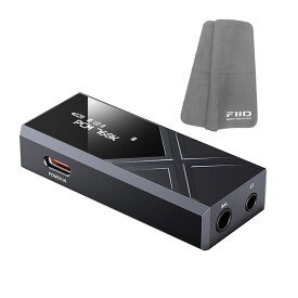 《ロゴ入りクロスプレゼント》 FIIO USB DAC内蔵ヘッドホンアンプ KA17 ブラック (FIO-KA17-B)