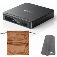 FIIO ポータブル CDプレーヤー DM13BT ブラック + 専用ストレージバック ST-DM13 ブラウン セット《ロゴ…