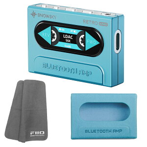 FIIO Bluetooth�A���v Snowsky RETRO NANO �u���[ + FIIO ��p�P�[�X SK-SSRNANO �u���[ �Z�b�g�s���S����N���X�v���[���g�t
