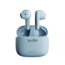 SUDIO ワイヤレス イヤホン A1 ブルー Bluetooth5.3 IPX4レベル防水 マイク付き 軽量【国内正規品】