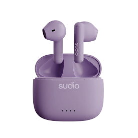 SUDIO ワイヤレス イヤホン A1 パープル Bluetooth5.3 IPX4レベル防水 マイク付き 軽量【国内正規品】