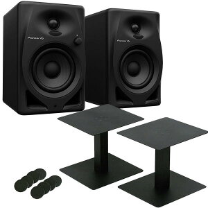 PIONEER ���j�^�[�X�s�[�J�[ DM-40D + �X�^���h MO-SPS �Z�b�g ���y�A