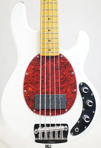 GLx[X Sterling by MUSIC MAN STINGRAY RAY25CA (Olympic White) sO؊yBASS SIDEt