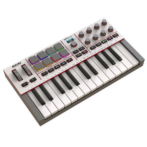 AKAI AJC MPK mini 4 Grey O[ 25 MIDIL[{[h MIDIRg[[ PADt