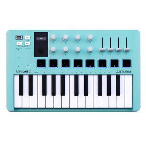 Arturia MIDI�L�[�{�[�h 25���� MiniLab3 ����J���[ �A�N�A�}����