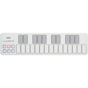 KORG MIDI�L�[�{�[�h 25���� nanoKEY2 WH (�z���C�g) USB