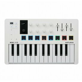 Arturia MIDIキーボード 25鍵盤 MiniLab3 ホワイト