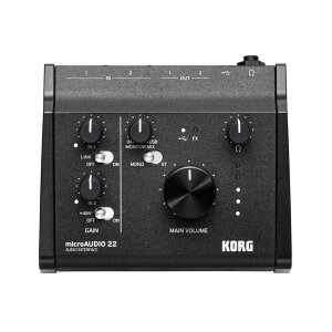 KORG �R���O microAUDIO22 �I�[�f�B�I�C���^�[�t�F�C�X