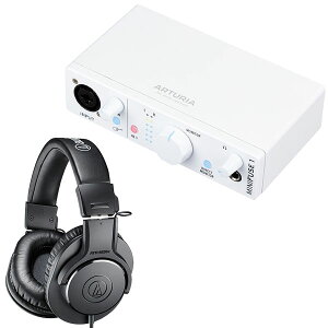 Arturia I[fBIC^[tFCX MiniFuse1 zCg(1in2out) + wbhz ATH-M20X Zbg