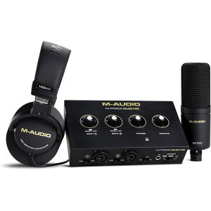 M-AUDIO I[fBIC^[tF[X M-Track Duo HD v_NgpbNiM100RfT[}CN + HDH41j^[wbhz tj