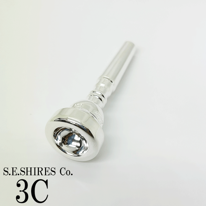 楽天市場】S.E.Shires シャイアーズ トランペット マウスピース 3C 銀