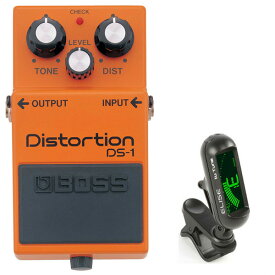 BOSS コンパクトエフェクター DS-1 ディストーション + TuTune ギターチューナー セット