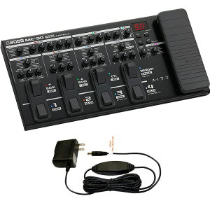 BOSS �{�X ME-90 Guitar Multiple Effects + �����A�_�v�^�[ PSA100S2 �Z�b�g