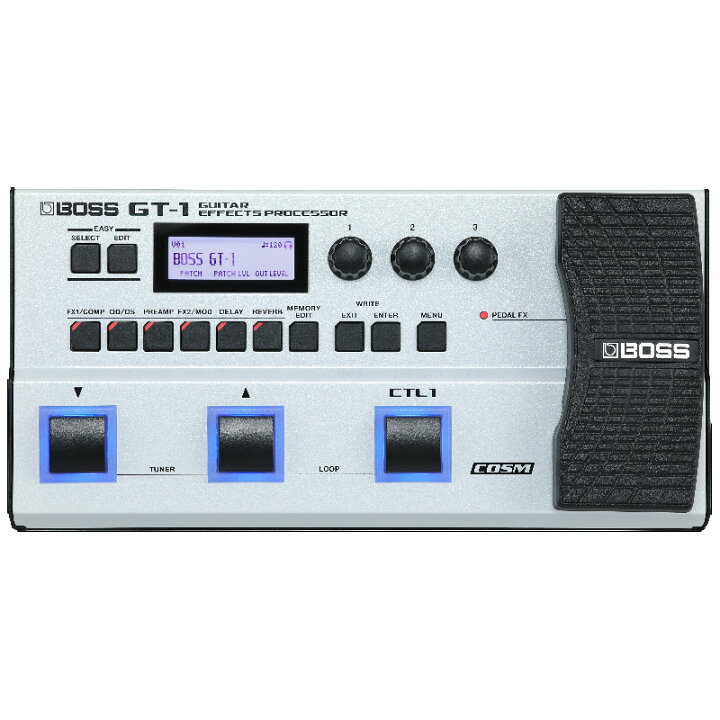 楽天市場】BOSS / GT-1-WH 《限定生産 ホワイト カラー 》 マルチ BOSS GT1 マルチエフェクター