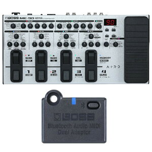 BOSS �{�X ME-90-WH Guitar Multiple Effects �s���萶�Y �z���C�g �J���[ �t + BT-DUAL �Z�b�g