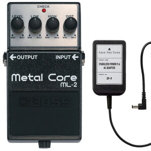 BOSS {X ML-2 Metal Core fBXg[V + ACA_v^[ FREE THE TONE SP-9 Zbg