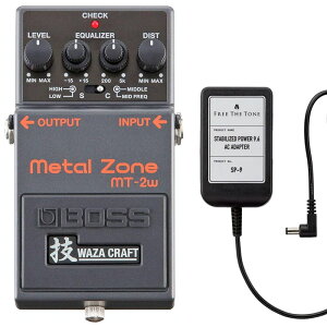BOSS {X MT-2W Metal Zone (Z WAZA CRAFT) + ACA_v^[ FREE THE TONE SP-9 Zbg