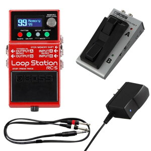 BOSS {X RC-5 Loop Station [p[ + FS-7 Dual Foot switch + PSA100S2 A_v^[ FSpP[u Zbg