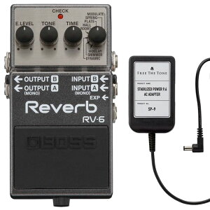 BOSS �{�X RV-6 Reverb ���o�[�u + AC�A�_�v�^�[ FREE THE TONE SP-9 �Z�b�g