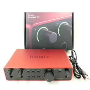 �s�A�E�g���b�g�i�tFocusrite �I�[�f�B�I �C���^�[�t�F�C�X Scarlett 2i2 4th Gen �t�H�[�J�X���C�g DTM