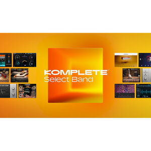 Native Instruments KOMPLETE SELECT BAND�s���[���[�i�E�_�E�����[�h�ŁtDTM �\�t�g�E�F�A