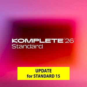Native Instruments KOMPLETE 26 STANDARD �A�b�v�f�[�g for STANDARD 15�s���[���[�i�E�_�E�����[�h�ŁtDTM �\�t�g�E�F�A