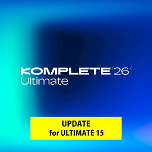 Native Instruments KOMPLETE 26 ULTIMATE �A�b�v�f�[�g for ULTIMATE 15�s���[���[�i�E�_�E�����[�h�ŁtDTM �\�t�g�E�F�A