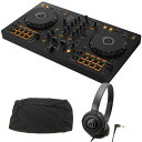 Pioneer DJコントローラー DDJ-FLX4 + ヘッドホン ATH-S100 + ダストカバー セット 【 DDJ-400 後続機種 】 Pioneer D…
