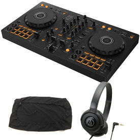 Pioneer DJコントローラー DDJ-FLX4 + ヘッドホン ATH-S100 + ダストカバー セット 【 DDJ-400 後続機種 】 Pioneer DJ DDJ-FLX4 パイオニア DJ コントローラー 三木楽器 ddj flx4 本体 ddj-flx4 dj djコントローラ flx4 pioneer カバー pioneerdj ddj 400 flx4 ヘッドフォン