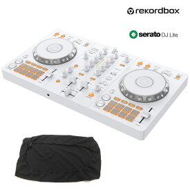 Pioneer DJコントローラー DDJ-FLX4-W (ホワイト) ＋ ダストカバー付き 《rekordbox / Serato DJ Lite 対応》【DDJ-400 後続機種】