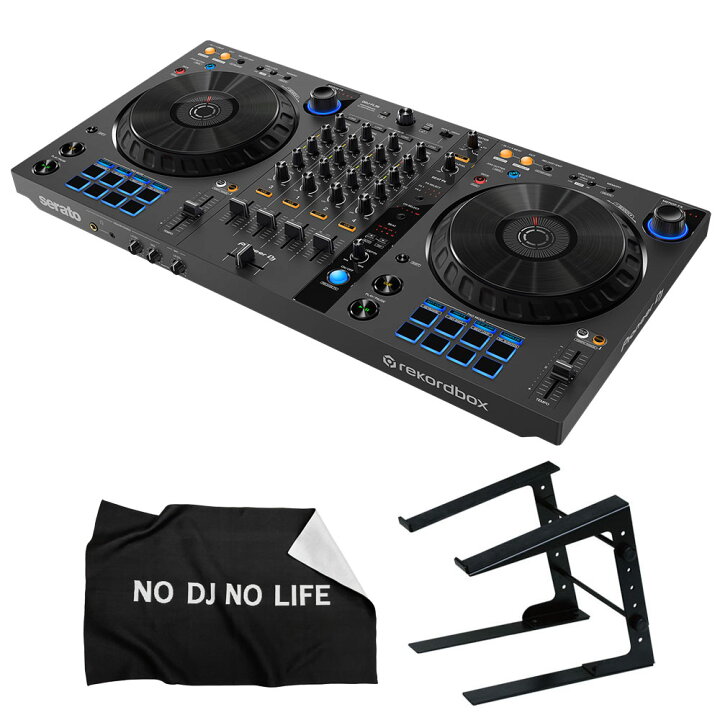 楽天市場】Pioneer 4CH DJコントローラー DDJ-FLX6-GT + PCスタンド + 