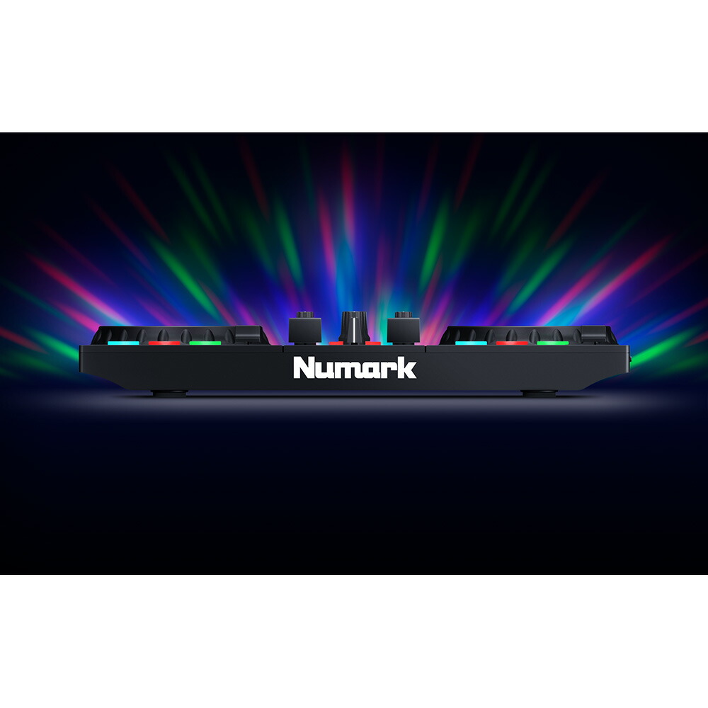 Numark DJコントローラー Party Mix 2 + ヘッドホンKHP + PCスタンド + スピーカー セット | 三木楽器 楽天市場店