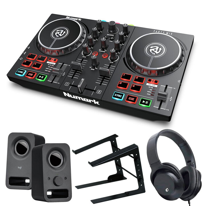 楽天市場】Numark DJコントローラー Party Mix 2 + ヘッドホンKHP + PC 