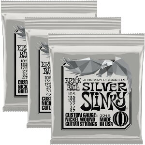 s3Zbg̔tERNIE BALL A[j[{[ 2218 John Mayer Silver Slinky Signature Electric Guitar Strings GLM^[  s䂤pPbgցt
