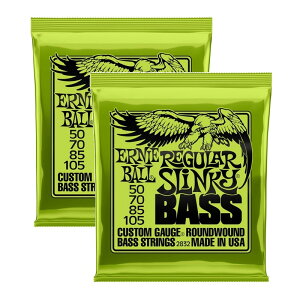 s2Zbg̔t ERNIE BALL 2832 Regular Slinky Nickel Wound Electric Bass Strings 50-105 Gauge GLx[X  y䂤pPbgz