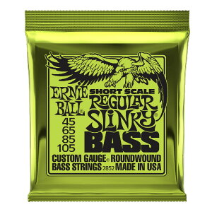 ERNIE BALL 2852 Regular Slinky Nickel Wound Short Scale Bass Strings 45-105 Gauge V[g XP[ GLx[X  y䂤pPbgz