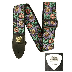 ERNIE BALL �A�[�j�[�{�[�� �X�g���b�v EB 5340 EVENING BLOOM JACQUARD STRAP ���s�b�N�t�� �y�䂤�p�P�b�g�z�������w���Ή��E�X�֎󂯂ɂ��͂�