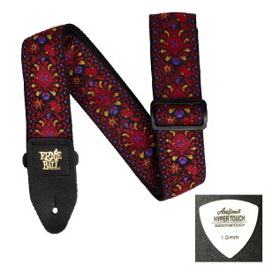 ERNIE BALL A[j[{[ Xgbv EB 5369 CRIMSON ROYAL BLOOM JACQUARD STRAP sbNt y䂤pPbgzwΉEX֎󂯂ɂ͂