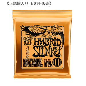 ERNIE BALL A[j[{[ 2222 HYBRID SLINKY nCubhXL[ GLM^[  009 - 046 6Zbg s䂤pPbgցt