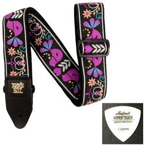ERNIE BALL A[j[{[ Xgbv EB 5331 JACQUARD STRAP PURPLE BIRD LUPIN sbNt y䂤pPbgzwΉEX֎󂯂ɂ͂