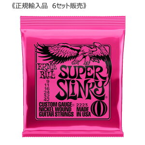 ERNIE BALL A[j[{[ 2223 SUPER SLINKY X[p[XL[ GLM^[  009 - 042 6Zbg s䂤pPbgցt